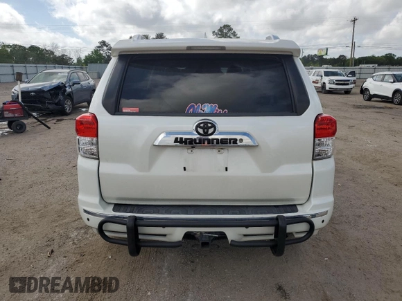 2013 Toyota 4Runner SR5 with VIN JTEZU5JR8D5062076, listed as a Copart auction lot 50718195 with 76,226 mi miles and Salvage Title. Bid and sale history available at DreamBid. Image 6.