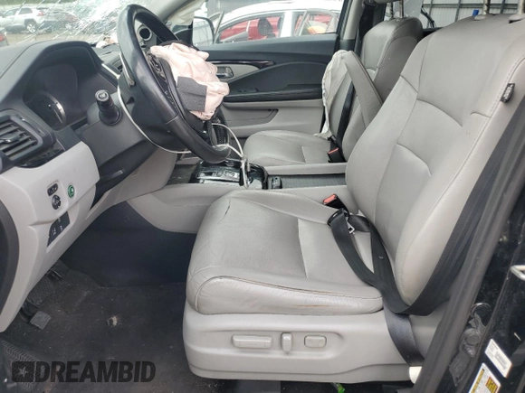 2017 Honda Pilot Touring with VIN 5FNYF6H90HB024321, listed as a Copart auction lot 57459895 with 134,244 mi miles and Salvage title. Bid and sale history available at DreamBid. Image 7.