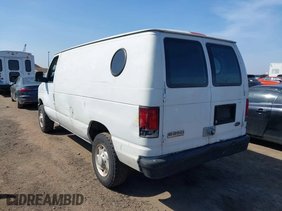 2008 Ford Econoline Cargo Commercial with VIN 1FTNE24W88DA38520, listed as a IAAI auction lot 41802780 with 248,468 mi miles and . Bid and sale history available at carsss.com. Image 3.