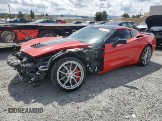2016 Chevrolet Corvette Z51 3LT z VIN 1G1YM2D78G5117535, wystawiony jako Copart lot #51256535 z przebiegiem 35 611 mil mil oraz Szkoda całkowita • Salvage title. Historia ofert i sprzedaży dostępna na DreamBid. Obrazek 1.