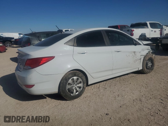 2017 Hyundai Accent SE with VIN KMHCT4AE7HU381206, listed as a Copart auction lot 88715565 with 94,106 mi miles and Salvage Title. Bid and sale history available at carsss.com. Image 3.