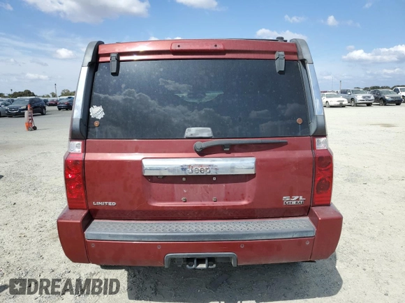2006 Jeep Commander Limited z VIN 1J8HH58216C369240, wystawiony jako Copart lot #71308234 z przebiegiem 190 923 mil mil oraz Czysty tytuł • Clean title. Historia ofert i sprzedaży dostępna na DreamBid. Obrazek 6.