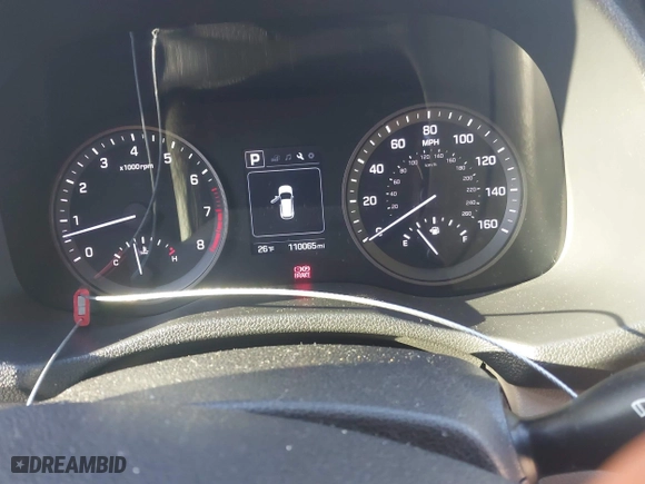 2016 Hyundai Tucson SE with VIN KM8J3CA46GU127042, listed as a IAAI auction lot 41486523 with 110,065 mi miles. Bid and sale history available at carsss.com. Image 7.