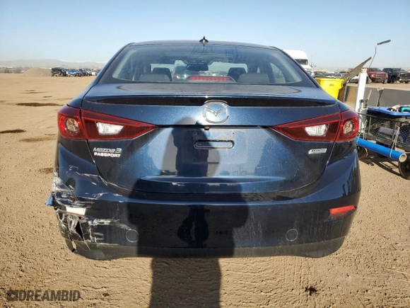 2016 Mazda Mazda3 i Touring with VIN JM1BM1W76G1327868, listed as a Copart auction lot 52801305 with 72,670 mi miles and Salvage Title. Bid and sale history available at carsss.com. Image 6.