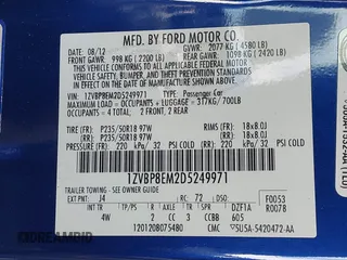 2013 Ford Mustang V6 with VIN 1ZVBP8EM2D5249971, listed as a IAAI auction lot 41501581 with 80,148 mi miles and . Bid and sale history available at DreamBid. Image 9.