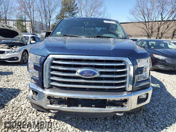 2017 Ford F-150 XL with VIN 1FTFX1EFXHFB12886, listed as a Copart auction lot 45378415 with 101,652 mi miles and Salvage Title. Bid and sale history available at carsss.com. Image 5.