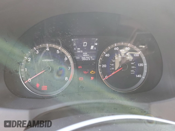 2012 Hyundai Accent GLS z VIN KMHCT4AEXCU052251, wystawiony jako Copart lot #47814005 z przebiegiem 96 057 mil mil oraz Szkody całkowita. Historia ofert i sprzedaży dostępna na DreamBid. Obrazek 9.
