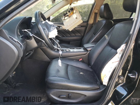 2017 Infiniti Q50 Premium with VIN JN1EV7AR2HM838907, listed as a Copart auction lot 56480525 with 161,304 mi miles and Salvage title. Bid and sale history available at DreamBid. Image 7.