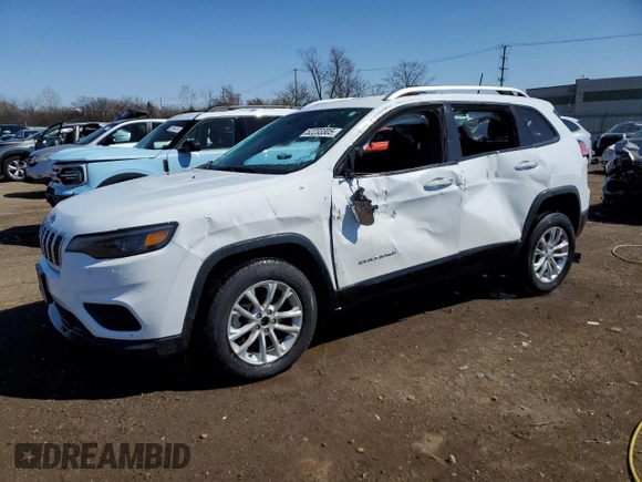 2021 Jeep Cherokee Latitude с VIN 1C4PJMCB8MD245109, выставлен на аукционе Copart как лот 52233305 с пробегом 27 808 миль миль и Списание • Salvage title. История ставок и продаж доступна на DreamBid. Изображение 1.