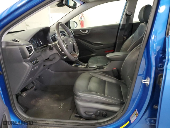 2018 Hyundai Ioniq Hybrid Limited with VIN KMHC05LC6JU096626, listed as a Copart auction lot 50177095 with NaN miles and Salvage Title. Bid and sale history available at carsss.com. Image 7.