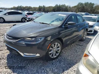 2015 Chrysler 200 C with VIN 1C3CCCCB9FN566015, listed as a Copart auction lot 48327635 with 270,778 mi miles and Salvage Title. Bid and sale history available at carsss.com. Image 1.