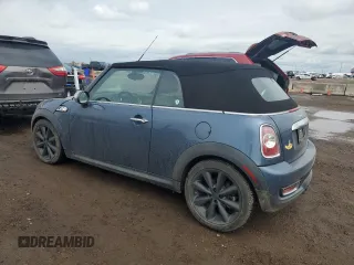 2011 MINI Convertible S z VIN WMWZP3C52BTX84305, wystawiony jako Copart lot #59586995 z przebiegiem 36 217 mil mil oraz Szkoda całkowita • Salvage title. Historia ofert i sprzedaży dostępna na DreamBid. Obrazek 2.