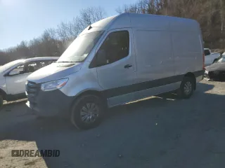2019 Mercedes-Benz Sprinter Cargo with VIN WD3PF0CD9KP029061, listed as a Copart auction lot 88107975 with 38,014 mi miles and Clean Title. Bid and sale history available at carsss.com. Image 1.