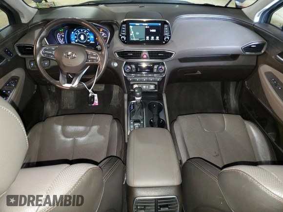 2020 Hyundai Santa Fe Limited with VIN 5NMS5CAD3LH216345, listed as a Copart auction lot 45531945 with 87,097 mi miles and Salvage Title. Bid and sale history available at carsss.com. Image 8.