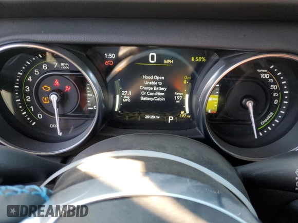 2022 Jeep Wrangler Unlimited Rubicon with VIN 1C4JJXR64NW198894, listed as a Copart auction lot 49899255 with 25,120 mi miles and Salvage title. Bid and sale history available at DreamBid. Image 9.