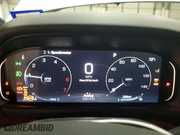 2024 Jeep Grand Wagoneer с VIN 1C4SJSEP8RS107368, выставлен на аукционе Copart как лот 57612655 с пробегом 32 913 миль миль и Чистый • Clean title. История ставок и продаж доступна на DreamBid. Изображение 9.