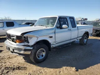 1996 Ford F-150 with VIN 1FTEX14H2TKA44467, listed as a Copart auction lot 46775655 with 161,179 mi miles and Salvage Title. Bid and sale history available at carsss.com. Image 1.