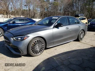 2024 Mercedes-Benz C 300 z VIN W1KAF4GB4RR179482, wystawiony jako Copart lot #43028075 z przebiegiem 10 467 mil mil oraz Szkoda całkowita • Salvage title. Historia ofert i sprzedaży dostępna na DreamBid. Obrazek 1.