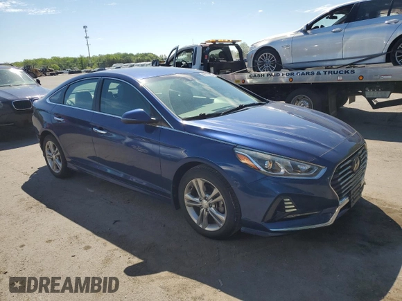 2018 Hyundai Sonata SEL z VIN 5NPE34AF5JH649742, wystawiony jako Copart lot #56177975 z przebiegiem 34 091 mil mil oraz Szkoda całkowita • Salvage title. Historia ofert i sprzedaży dostępna na DreamBid. Obrazek 4.