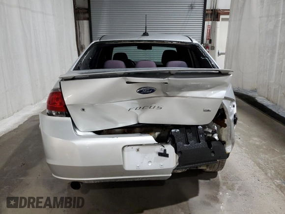 2011 Ford Focus SE with VIN 1FAHP3FN1BW204041, listed as a Copart auction lot 52955405 with 181,475 mi miles and Salvage Title. Bid and sale history available at carsss.com. Image 6.
