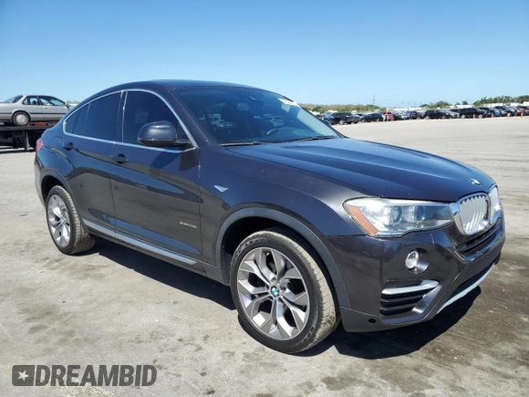2017 BMW X4 xDrive28i with VIN 5UXXW3C55H0T78203, listed as a Copart auction lot 45736213 with 106,778 mi miles. Bid and sale history available at carsss.com. Image 4.