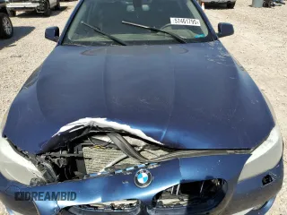 2013 BMW 5 Series 535i xDrive with VIN WBAFU7C52DDU76017, listed as a Copart auction lot 57461795 with 160,417 mi miles and Salvage title. Bid and sale history available at DreamBid. Image 11.
