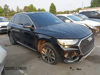 2023 Audi Q5 S line Premium with VIN WA1GAAFY0P2037363, listed as a IAAI auction lot 42372352 with 45,309 mi miles and . Bid and sale history available at DreamBid. Image 13.