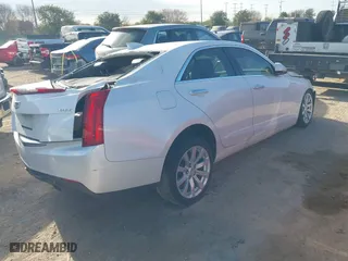 2017 Cadillac ATS Sedan RWD with VIN 1G6AA5RX0H0187852, listed as a IAAI auction lot 41143275 with 158,825 mi miles. Bid and sale history available at carsss.com. Image 4.