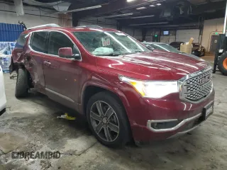 2017 GMC Acadia Denali with VIN 1GKKNXLS9HZ265835, listed as a Copart auction lot 41785125 with 90,981 mi miles and Salvage Title. Bid and sale history available at carsss.com. Image 4.