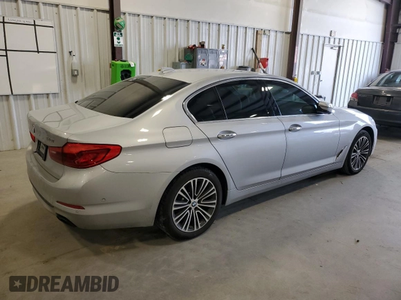 2018 BMW 5 Series 540i with VIN WBAJE5C5XJG918502, listed as a Copart auction lot 44766125 with 41,805 mi miles and Salvage title. Bid and sale history available at DreamBid. Image 3.