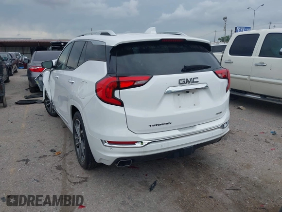 2018 GMC Terrain Denali with VIN 3GKALXEX7JL236695, listed as a IAAI auction lot 42121147 with 93,783 mi miles and . Bid and sale history available at DreamBid. Image 3.