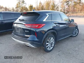 2019 Infiniti QX50 Luxe with VIN 3PCAJ5M32KF132667, listed as a IAAI auction lot 41095763 with 82,549 mi miles and . Bid and sale history available at DreamBid. Image 4.