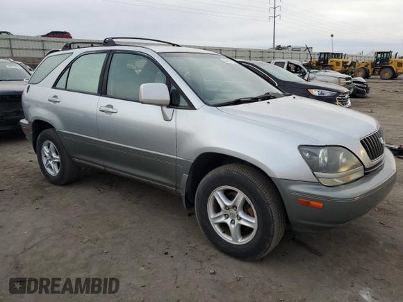 1999 Lexus RX 300 Luxury SUV with VIN JT6HF10UXX0062758, listed as a Copart auction lot 84715114 with 129,039 mi miles and Clean Title. Bid and sale history available at carsss.com. Image 4.