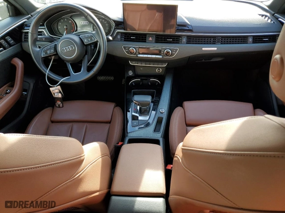 2021 Audi A4 Sedan S line Premium with VIN WAUDAAF40MA018395, listed as a Copart auction lot 66993332 with 15,495 mi miles. Bid and sale history available at carsss.com. Image 8.