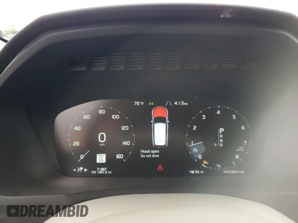 2018 Volvo XC90 Momentum z VIN YV4A22PK5J1197046, wystawiony jako Copart lot #57102435 z przebiegiem 71 987 mil mil oraz Szkoda całkowita • Salvage title. Historia ofert i sprzedaży dostępna na DreamBid. Obrazek 9.
