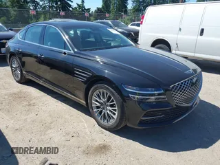 2023 Genesis G80 2.5T z VIN KMTGB4SC2PU185681, wystawiony jako IAAI lot #42463807 z przebiegiem 34 419 mil mil oraz . Historia ofert i sprzedaży dostępna na DreamBid. Obrazek 1.