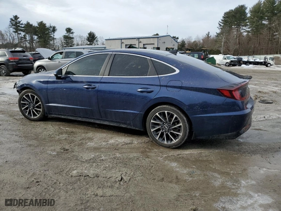 2020 Hyundai Sonata Limited with VIN 5NPEH4J25LH019754, listed as a Copart auction lot 45726155 with 31,775 mi miles and Salvage Title. Bid and sale history available at carsss.com. Image 2.