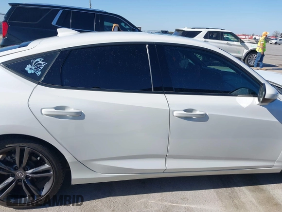 2023 Acura Integra w/A-Spec Package z VIN 19UDE4H30PA001566, wystawiony jako IAAI lot #41771223 z przebiegiem 21 343 mil mil oraz . Historia ofert i sprzedaży dostępna na DreamBid. Obrazek 13.