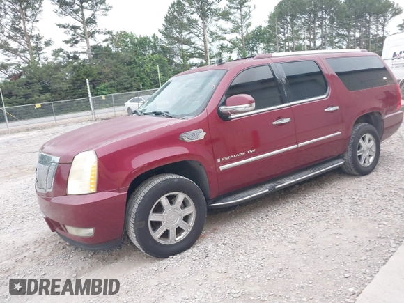 2007 Cadillac Escalade ESV z VIN 1GYFK66837R199579, wystawiony jako IAAI lot #42190566 z przebiegiem 196 910 mil mil oraz . Historia ofert i sprzedaży dostępna na DreamBid. Obrazek 2.