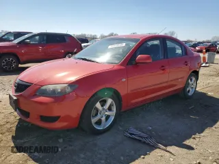2006 Mazda Mazda3 i with VIN JM1BK12F661505585, listed as a Copart auction lot 49969645 with 141,868 mi miles and Salvage Title. Bid and sale history available at carsss.com. Image 1.