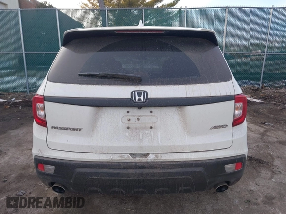 2019 Honda Passport EX-L with VIN 5FNYF8H5XKB008904, listed as a IAAI auction lot 41440706 with 57,317 mi miles and . Bid and sale history available at DreamBid. Image 16.