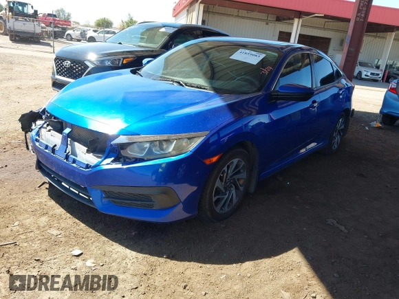 2017 Honda Civic Sedan EX with VIN 19XFC2F72HE028712, listed as a IAAI auction lot 41859083 with 106,250 mi miles. Bid and sale history available at carsss.com. Image 17.