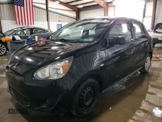 2015 Mitsubishi Mirage DE with VIN ML32A3HJ1FH009386, listed as a Copart auction lot 61463595 with 108,258 mi miles and Salvage title. Bid and sale history available at DreamBid. Image 1.