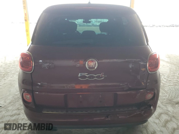 2014 FIAT 500L Easy with VIN ZFBCFABH0EZ021943, listed as a Copart auction lot 65537584 with 111,358 mi miles and Salvage Title. Bid and sale history available at carsss.com. Image 6.
