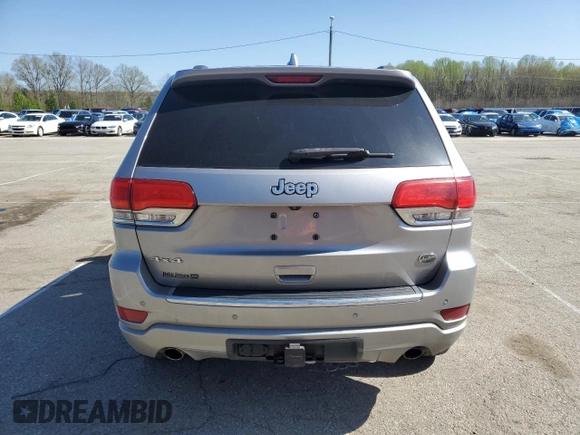 2014 Jeep Grand Cherokee Overland with VIN 1C4RJFCG0EC542527, listed as a Copart auction lot 51776655 with 167,703 mi miles and Salvage Title. Bid and sale history available at DreamBid. Image 6.