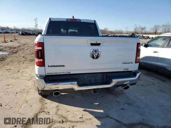 2023 Ram 1500 Laramie with VIN 1C6SRFJT3PN512320, listed as a Copart auction lot 48335525 with 24,075 mi miles and Salvage title. Bid and sale history available at DreamBid. Image 6.