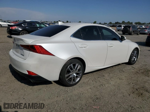 2020 Lexus IS 300 with VIN JTHDA1D21L5107922, listed as a Copart auction lot 59723475 with 59,478 mi miles and Salvage title. Bid and sale history available at DreamBid. Image 3.