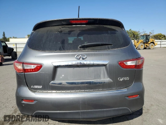 2015 Infiniti QX60 with VIN 5N1AL0MM7FC518912, listed as a Copart auction lot 66558744 with 125,750 mi miles and Salvage title. Bid and sale history available at DreamBid. Image 6.