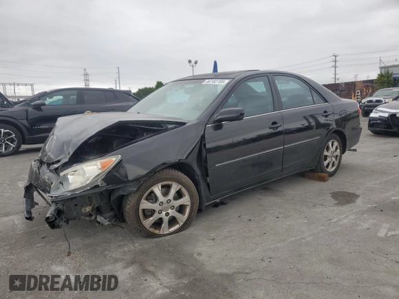 2005 Toyota Camry LE with VIN 4T1BF32K45U102615, listed as a Copart auction lot 56182705 with 196,300 mi miles and Salvage Title. Bid and sale history available at DreamBid. Image 1.