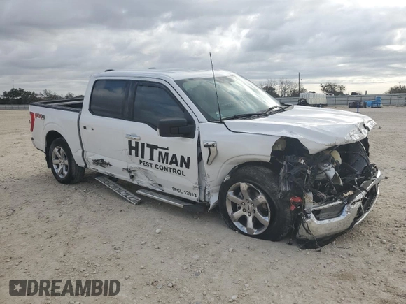 2022 Ford F-150 XL with VIN 1FTFW1E59NKE75449, listed as a Copart auction lot 85910204 with Not Provided miles and Salvage Title. Bid and sale history available at carsss.com. Image 4.